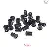 Lamphållare 40st Black Plastic Bases LED Diode Holder Clip Bezel Socket Mount 3mm/5mm/8mm/10mm eller 20pCs Partihandel