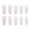 False Nails 24pcs/Box Women Fashion Artificial Ballerina Full Cover Long Coffin Nail Tips Fake Wearable