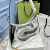 tasarımcı çantaları Lüks Gümüş Kadın Pırıltılı Çanta Baget Küçük boy Marka Cüzdanlar Hobos Glitter Omuz Çantaları moda bayan Gümüş ışıltı