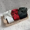 Mode Bowknot enfants chaussettes INS dentelle sans talon bas de genou de Noël pour bébé filles enfant en bas âge genou chaussette douce solide princesse bowknot tricot jambe S2161