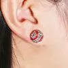 Exquisite Baseball Stud Earrings Rugby Earrings for Women Fashion Jewelry Gifts Wholesale