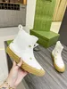 Designer dames sneaker casual schoenen slang chaussures lederen sneakers geborduurde strepen 0829