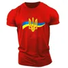 Men's T Shirts T-shirt Ukraine Shirt Oversized Man's Men Clothes Top Men's Clothing Leisure Street Soccer 2022