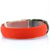 Dog Collars Adjustable LED Collar Cat Luminous Anti-lost Night Safety Pet Small Medium Large Supplies