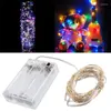 Saiten Kaigelin 2/5m 20/50 LED Silber Kupferdrahtflasche Licht String warmes Weiß/Weiß/Blau -Ketten -Batterie -Girlande Lichter