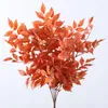 Decorative Flowers Luxury Oil Painting Fake Plants With Lush Leaves Silk Artificial For Wedding Home Office Decoration Faux Foliage Wreath