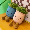 Simulering Potted Succulent Plush Toy Plant Dragon Beard Tree Children039S Gift Tyg Bonsai Decorative Doll Cartoon Whole4955496