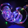 Strings 4m 40leds LED Ribbon Copper Wire Fairy Light String Christmas Tree Decoration For Home Wedding Holiday Garland Navidad Decor