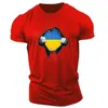 Men's T Shirts T-shirt Ukraine Shirt Oversized Man's Men Clothes Top Men's Clothing Leisure Street Soccer 2022