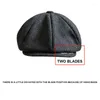 Berets Men's Brand Caps Hats With Blade Vintage Cap Herringbone Sboy Casual Women Spring Autumn BLM412