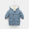 Manteau en duvet Manteau d'hiver pour enfants Adolescents Bébés Garçons Filles Cottonpadded Parka Manteaux Épaissir Chaud Longues Vestes Enfant Enfants Vêtements d'extérieur 220909