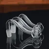 Tubo de queimador de óleo de vidro pirex 10mm masculino feminino tubo de vidro transparente adaptador banger prego para bongo de água
