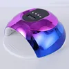 Sèche-ongles Sèche-lampe à LED UV pour tous les vernis à gel avec 42 LEDs Cabine de séchage puissante Machine à manucure à capteur intelligent 220909