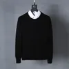 卸売パッケージメール2173秋と冬のヨーロッパとアメリカの男性用長袖のカジュアルコットン大ファッションセーターS-2xlの新しいポロスシャツの断片