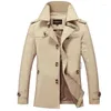 Men's Trench Coats Men's Outwear Windbreaker Jacket President Business Coat Jackets Overcoat