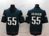 Jerseys de uso de futebol universitário de filme costurar 24 dariusslay 29 Avontemaddox 30clement 55 Brandongraham 62 Jasonkelce Jersey Breathable Sport Man Shirts