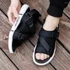 Sandals Summer Sport Men's Man Slippers Buckle Strap Leisure Fashion Flats Slides Breathable Air Mesh Beach Shoes For Male