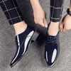 Kl￤nningskor Spring Autumn Style Men Single Casual Business Solid Color Patent Leather Wedding Sheos 220909