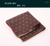 Fliege Herrenanzug Einstecktuch Burgunderrot Braun Jacquard Brusttuch Taschentuch Kleines Geschäft Koreanische Version