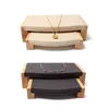 Pochettes à bijoux 40GB 2 pièces / ensemble bracelet en bois bracelet pendentif anneau présentoir avec support multifonctionnel en microfibre vitrine