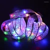 Strings 4m 40leds LED Ribbon Copper Wire Fairy Light String Christmas Tree Decoration For Home Wedding Holiday Garland Navidad Decor