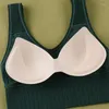 Bustiers corsets soutien-gorge sans couture soutiens-gorge de sport pour femmes haut plongeant femme brassière V profond Sexy femmes sous-vêtements dos nu Bralette Lingerie