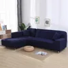 Stoelbedekkingen Urijk vaste kleur strakke wrap sofa deksel elastische behoeften bestel 2 stuks als l-stijl sectionele hoek de