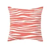 Pillow Creative Nordic Geometry Red White Case Modern Decorative Sofa Couch Seat Polyester For 45X45cm Pillows