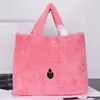 Borsa a tracolla di lusso da negozio Borsa da donna Borsa morbida firmata Borsa tote di grande capacità firmata Borsa triangolare con paillettes