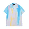 Chemises décontractées pour hommes 22SS Chemise de créateur Chemises boutonnées pour hommes Chemise de bowling imprimée Hawaii Chemises décontractées florales Hommes Slim Fit Manches courtes
