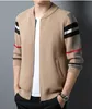 Mode Herren Jacken Designer Strickmantel Frühling Herbst Outwear Windjacke Reißverschluss Strick Mann Freizeitjacken Außerhalb Sportkleidung Größe S-5XL