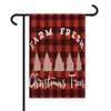 Joyeux Noël drapeau de jardin de Noël lettres de lettres renne bannière suspendue décoration de fête de Noël décoration de neige drapeaux de flocon de neige 30x45cm th0264