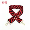 New Women's Bag Shoulder Strap Color Letters Nylon Cotton Bag Belt Lengthening And Wide Leather Bags Replacement