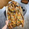 Hiver Cachemire Écharpe Femmes Chaud Châles et Wraps Bufandas Mode Imprimé Floral Épais Hijab Couverture Foulards 2022 Nouveau Foulard