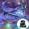 Strings 4m 40leds LED Ribbon Copper Wire Fairy Light String Christmas Tree Decoration For Home Wedding Holiday Garland Navidad Decor