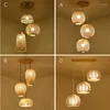 Pendant Lamps Japanese Chandelier Natural Bamboo Rattan Lights Handmade Weaving Hanging Wicker Shades E27 Lighting Suspension