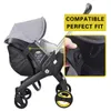 Stroller onderdelen accessoires multifunctioneel draagbare luiertas compatibel met doonafoofoo kinderwagen zwarte waterdichte opbergzak 220909