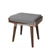 Rangement pour vêtements Tabouret de dressage en bois massif pur nordique moderne minimaliste mode maquillage banc en chêne blanc bas ménage changement de chaussures S