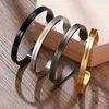 Мужской тонкий браслет браслета из нержавеющей стали для мужчины