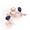 Brooches High Quality Women Charm Brooch Plum Blossom Flower Crystal Pearl For Lady Party Wedding Date Clothes Collar Jewelry Gift