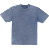 T-shirt da uomo Kaus Cuci Minyak Salju Baru Musim Panas SIMWOOD 2022 Kaus Antik Retro Pria Atasan Longgar Bahu Jatuh Katun 100% Kaus Ukuran Plus T220909
