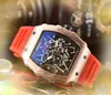 Premium All the Crime Sports Men Watches 43mm Screw Case Japão Movimento Quartz