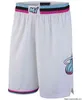 Мужские шорты 2022 Printed Miami Swingman Pants Basketball Shorts Heats Performance Black