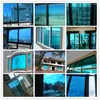Pencere Çıkartmaları Ayna Mavi Gümüş Güneş Yalıtım Filmi UV Yansıtıcı Tek Yolu Gizlilik Araba Ev Ofis Binası Dekor Kağıt 2m