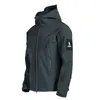 Jackets masculinos outono inverno ao ar livre montanha respirável lã snowboarding ultralight leve quebra -vento leve