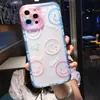 Cas de dessins animés mignons Smile Leopard Clear Téléphone pour iPhone 14 13 Pro Max 12 11 XS XR 7 8 Plus Couvre d'amortissements doux transparents