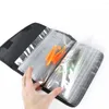 إكسسوارات الصيد السوداء ناعم الطعم Binder Bag Bage Entoring Wallet Plastics Tackle Box للديدان والرقص