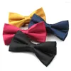 Pajaritas Pajarita de negocios para hombres Banquete de boda Corbata ajustable Bowknots Mujeres Casual Skinny Cravat Pajaritas para hombres