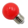 Led Bulbs - E27 1W Pe Frosted Globe Colorful White/Red/Green/Blue/Ylellow Lamp 220V -1Pcs CNIM