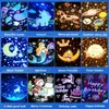 Luci notturne Altoparlante Bluetooth Stella Proiettore Luce Girevole Ricaricabile Lampada da tavolo completa Regalo per bambini Fantasy Octavo Audio